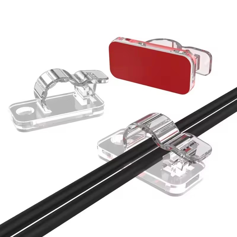 Bobbin Organizer Box - คลิปจัดสายเคเบิล 20/50 ชิ้น ตัวจัดการสายไฟ ที่เก็บสาย USB