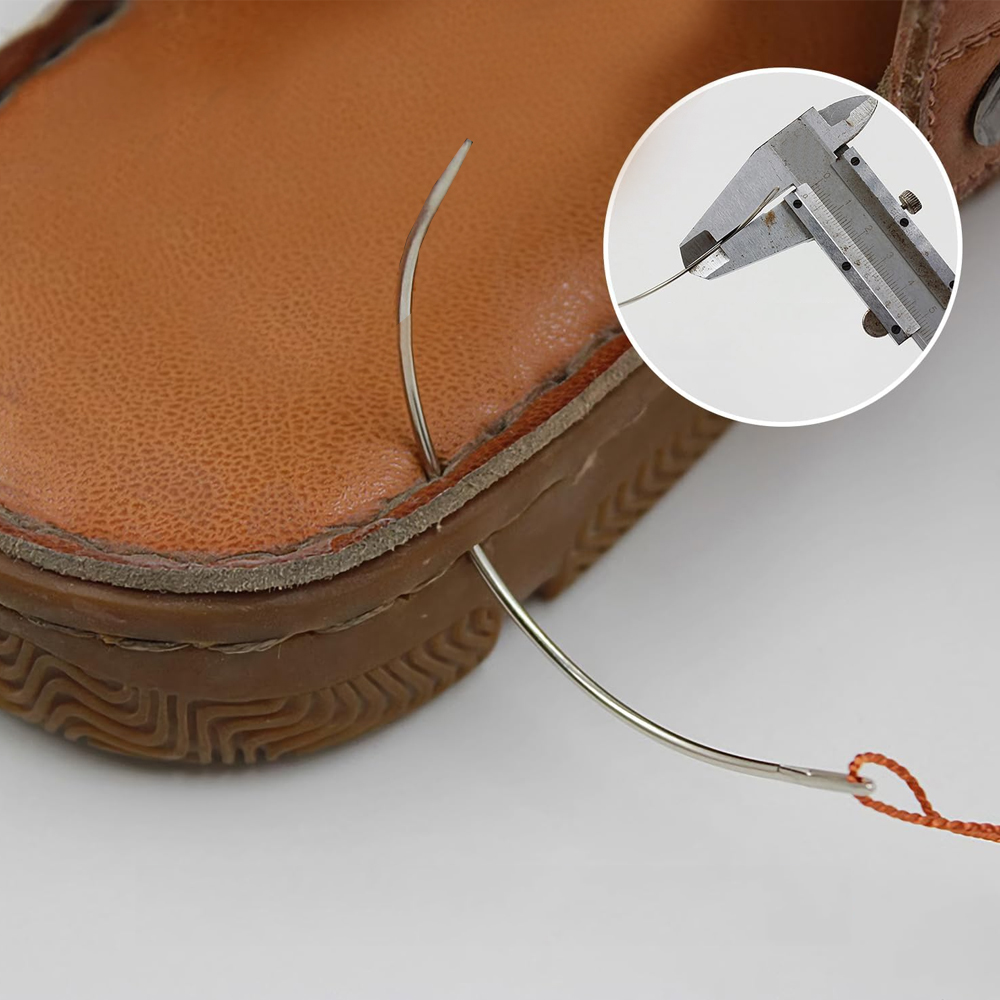 Sewing Tas - 4 ชิ้นเย็บเข็มหนัง Craft อุปกรณ์เย็บผ้าเย็บ Leathercraft รองเท้าซ่อมเครื่องมือเข็มโค้ง