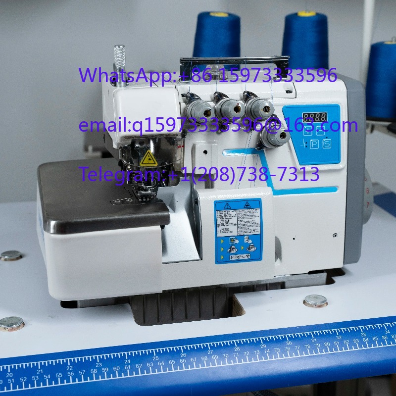 Sewing Machine In Textile Industry - จักรเย็บผ้าโอเวอร์ล็อคแบบขับเคลื่อนโดยตรงความเร็วสูงพิเศษ HK-900-4D เครื่องเย็บขอบอุตสาหกรรมและครัวเรือน อุปกรณ์เย็บผ้าสำหรับงานสิ่งทอ