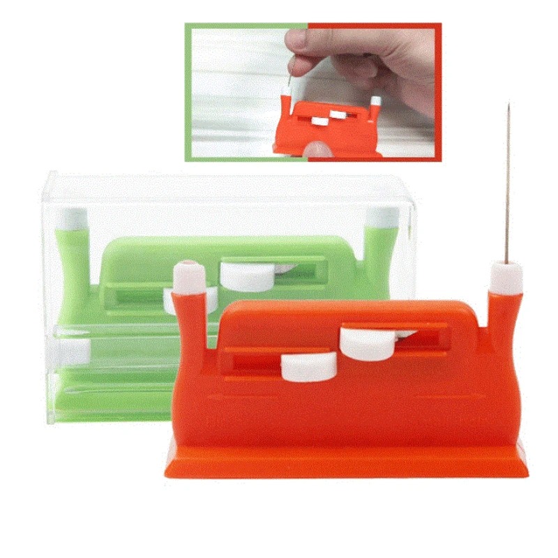 Needle Threader Tool - เครื่องเย็บผ้า เครื่องร้อยด้าย เครื่องมือใส่เข็ม เครื่องร้อยด้ายอัตโนมัติแบบสองหัว เครื่องเปลี่ยนเข็มอย่างรวดเร็ว