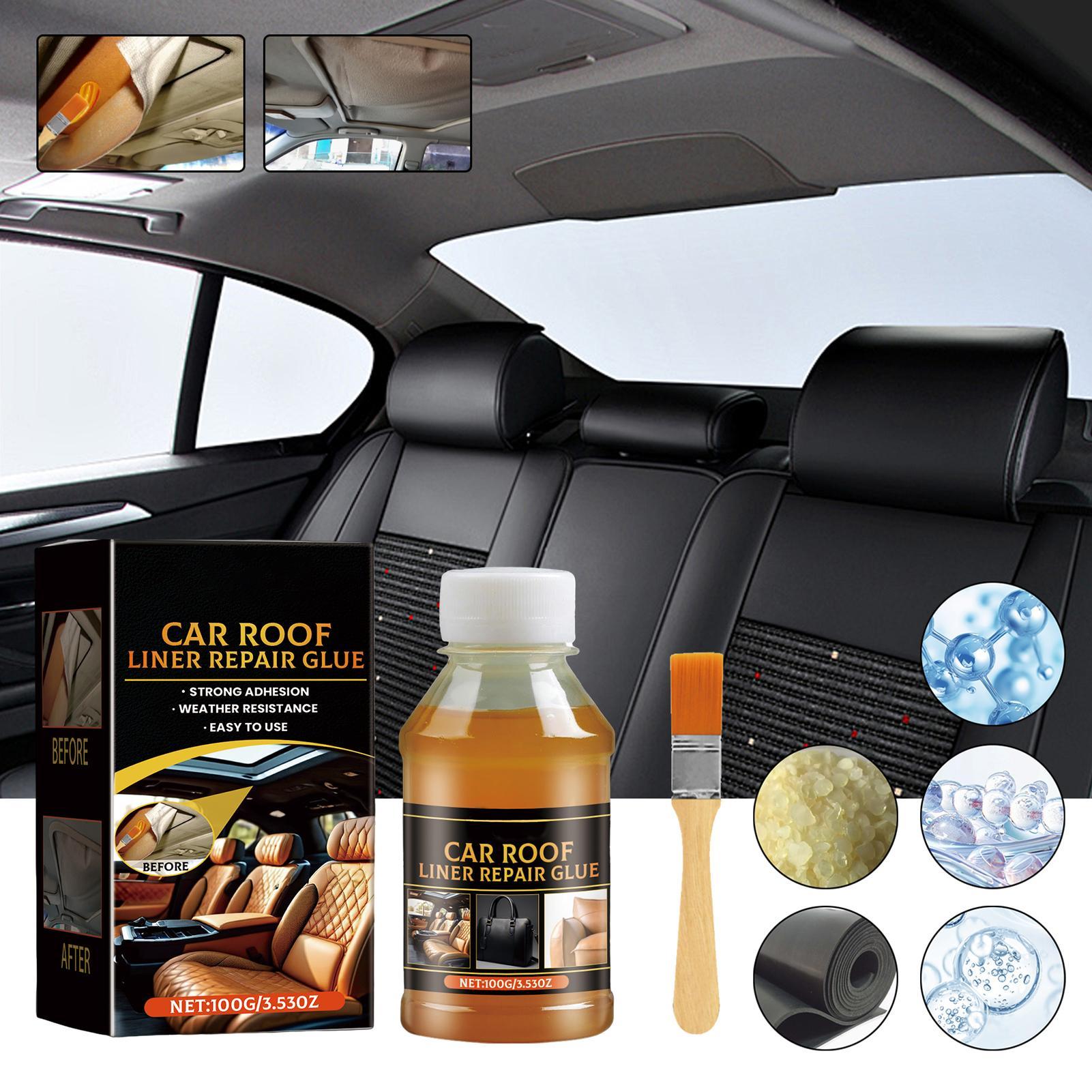 Fabric Glue Bond - กาวซ่อมหลังคา กาวยึดติดแน่น ซ่อมแซมแผ่นบุหลังคาอย่างรวดเร็ว กาวติดผ้าหลังคารถยนต์ กาวติดเบาะรถยนต์