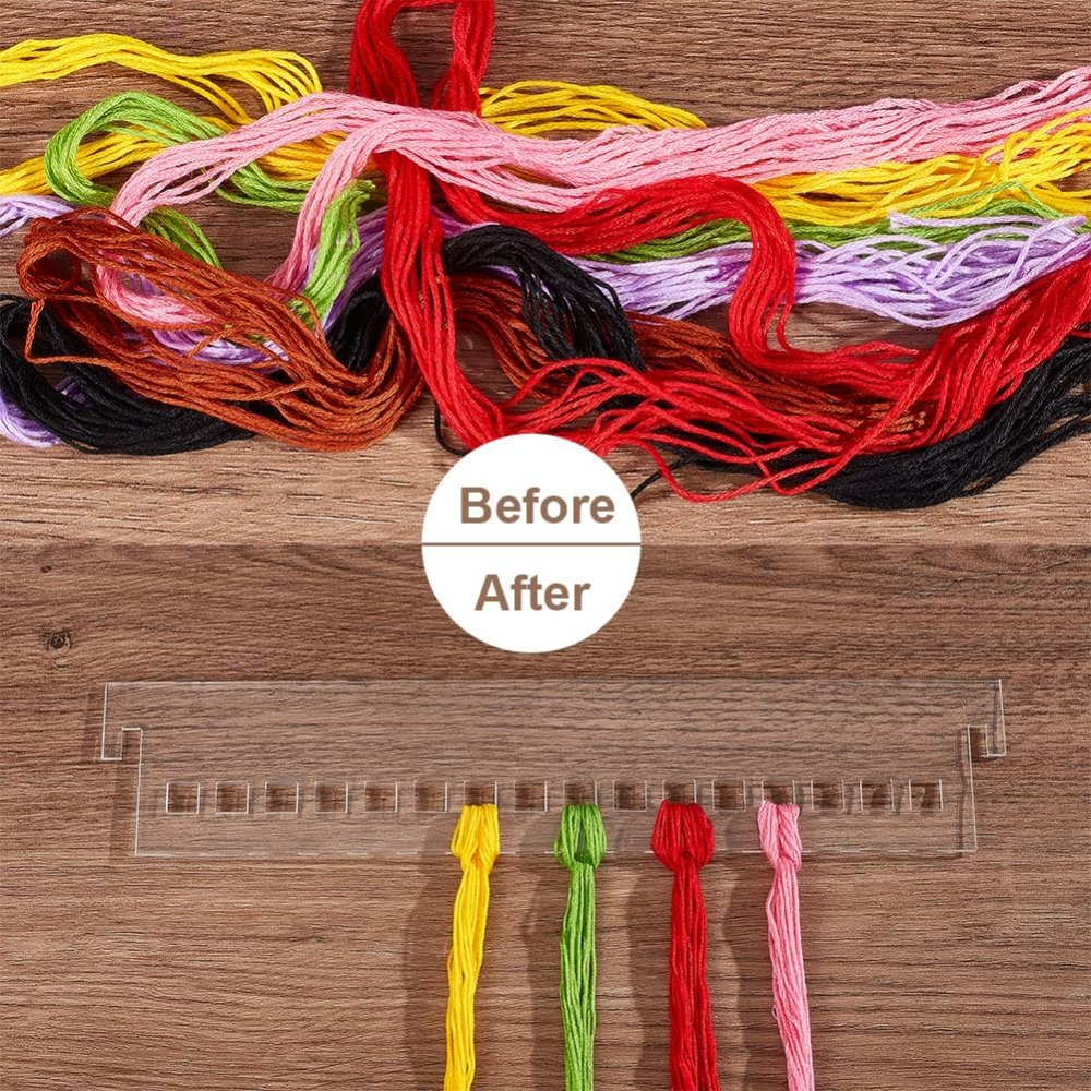 16 ตําแหน่งไหมขัดฟัน Organizer - Bobbin Organizer Box บทวิจารณ์และราคา