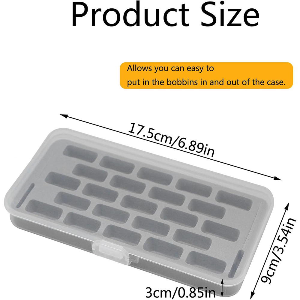 23 ตารางที่ว่างเปล่า Bobbins ก - Bobbin Organizer Box บทวิจารณ์และราคา