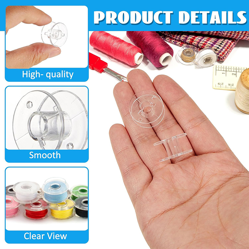 25 ชิ้นจักรเย็บผ้าบ้านด้ายด้าน - Bobbin Organizer Box บทวิจารณ์และราคา