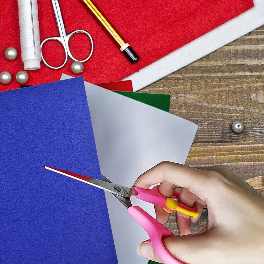 แผ่นสักหลาดแบบมีกาวในตัว แผ่นส - Sewing Textile Art บทวิจารณ์และราคา