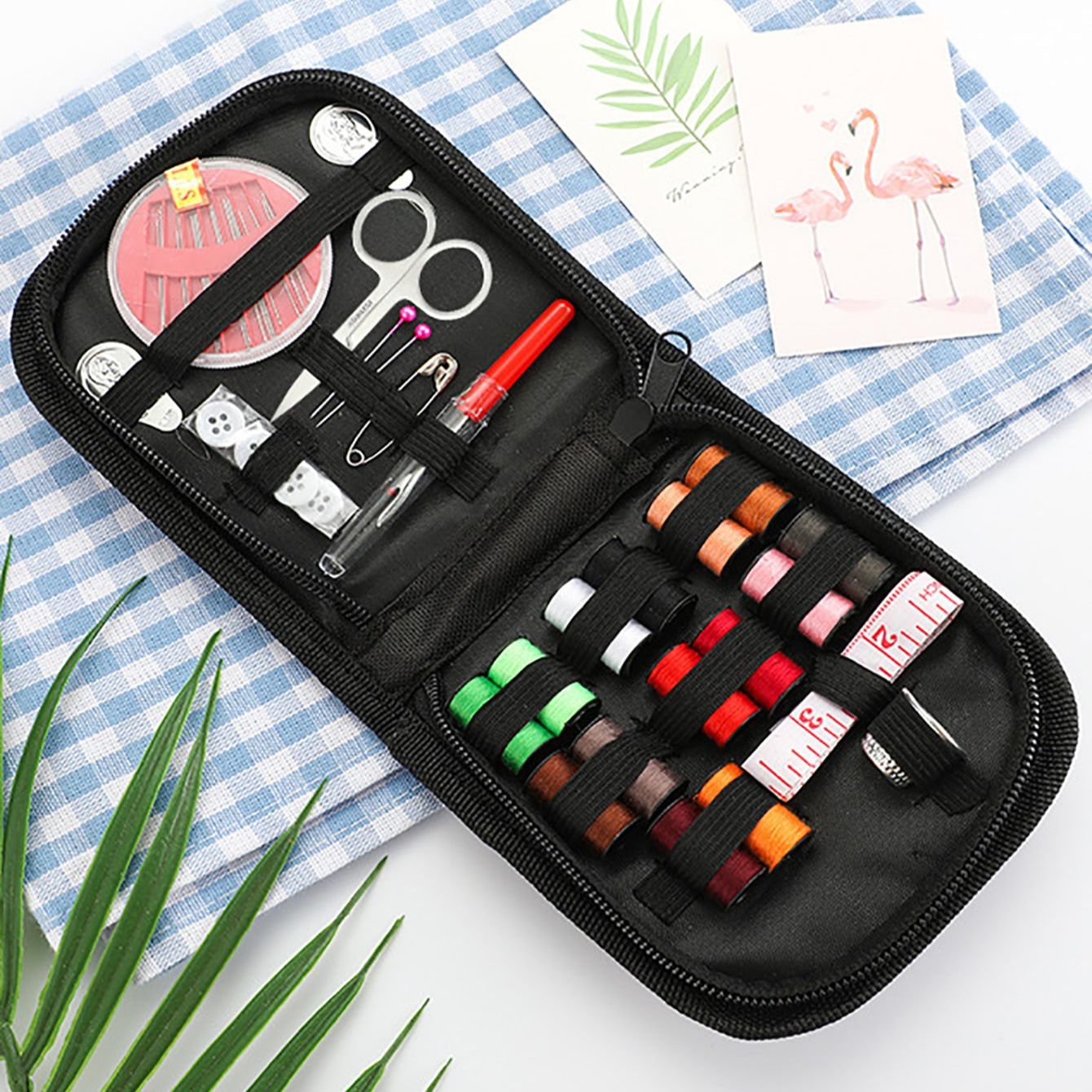 ชุด 27 ชุดเย็บผ้ารวมทั้งเข็มด้ - Needle Threader Tool บทวิจารณ์และราคา