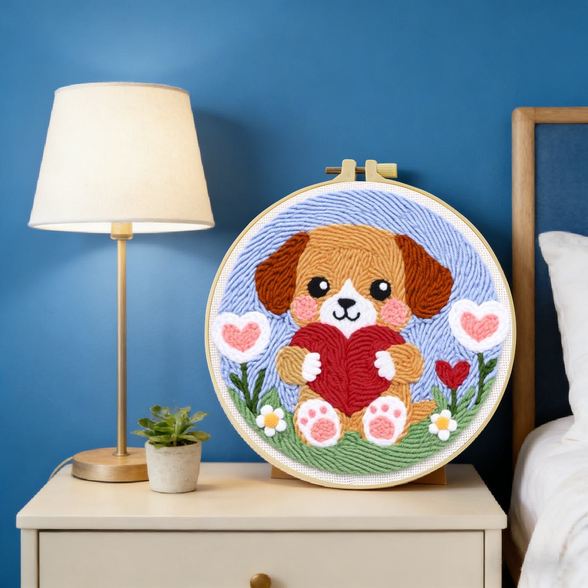 ชุดปักเข็มสำหรับสุนัข ขนาด 20x - Sewing Textile Art บทวิจารณ์และราคา