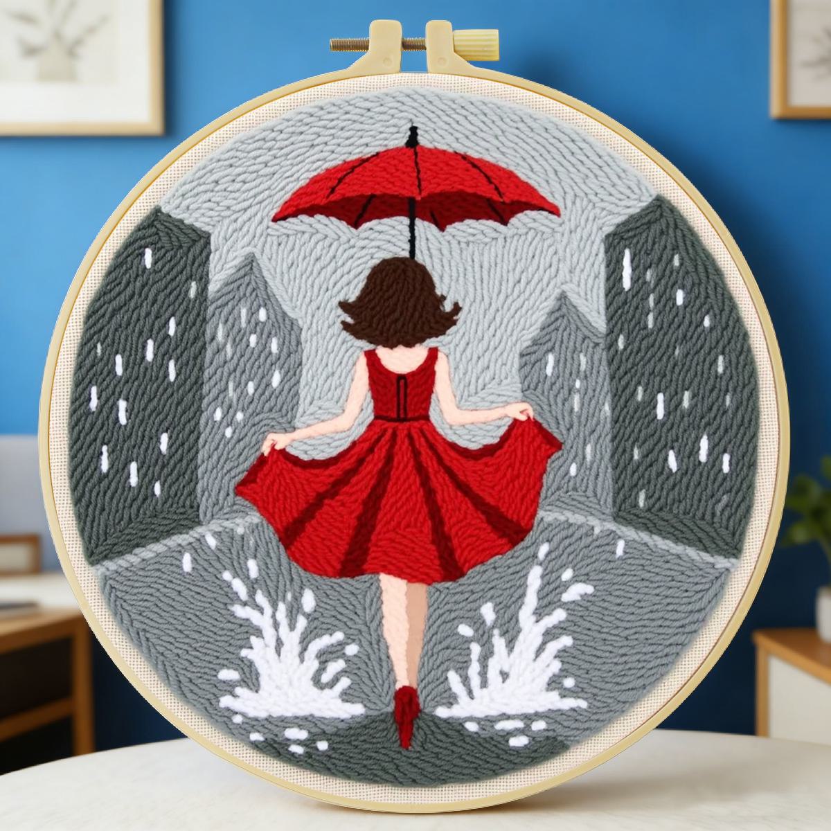 ชุดปักเข็มเจาะผ้าขนาด 20x20 ซม - Sewing Textile Art บทวิจารณ์และราคา