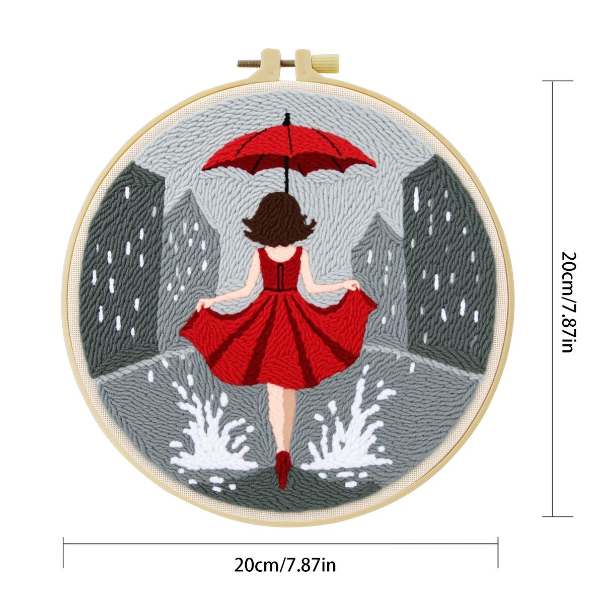ชุดปักเข็มเจาะผ้าขนาด 20x20 ซม - Sewing Textile Art บทวิจารณ์และราคา