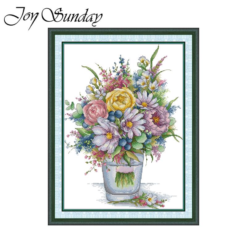 Joy Sunday Cross Stitch ชุดหลา - Textile Sewing Patterns บทวิจารณ์และราคา