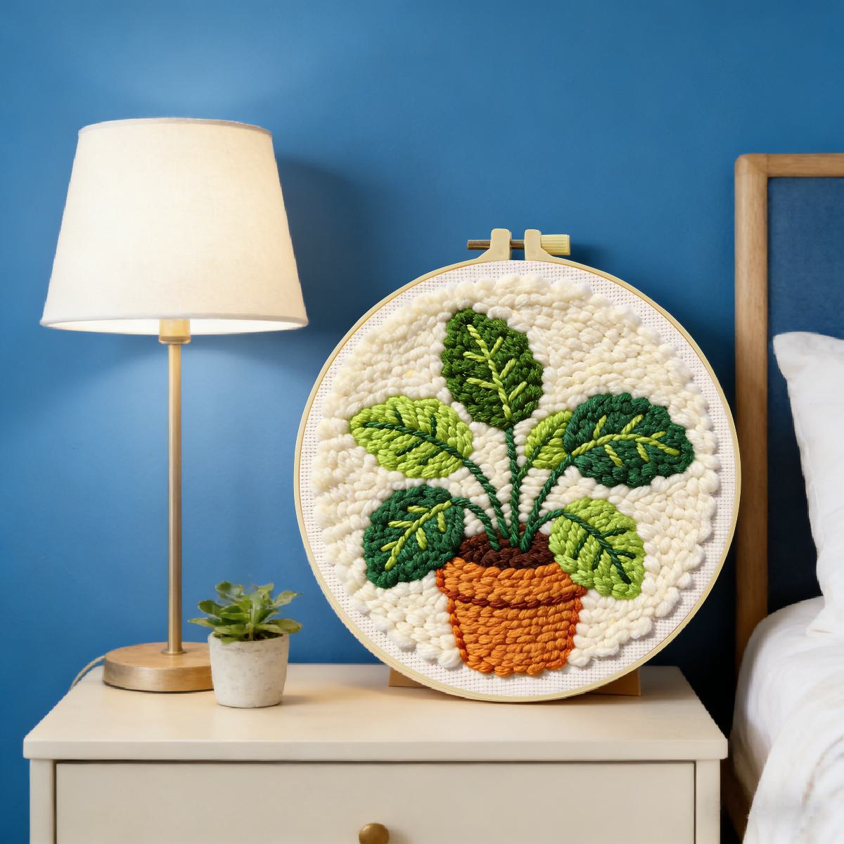 ชุดปักลายใบไม้ขนาด 20x20 ซม./7 - Sewing Textile Art บทวิจารณ์และราคา