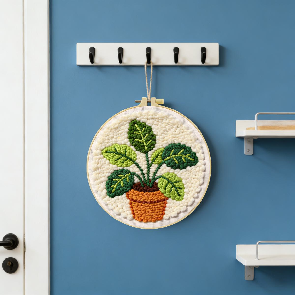 ชุดปักลายใบไม้ขนาด 20x20 ซม./7 - Sewing Textile Art บทวิจารณ์และราคา