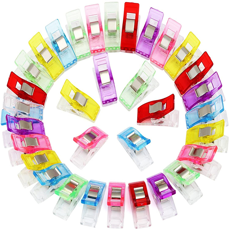 คลิปหนีบพลาสติกหลากสี 20/40 ชิ - Sewing Necessities บทวิจารณ์และราคา