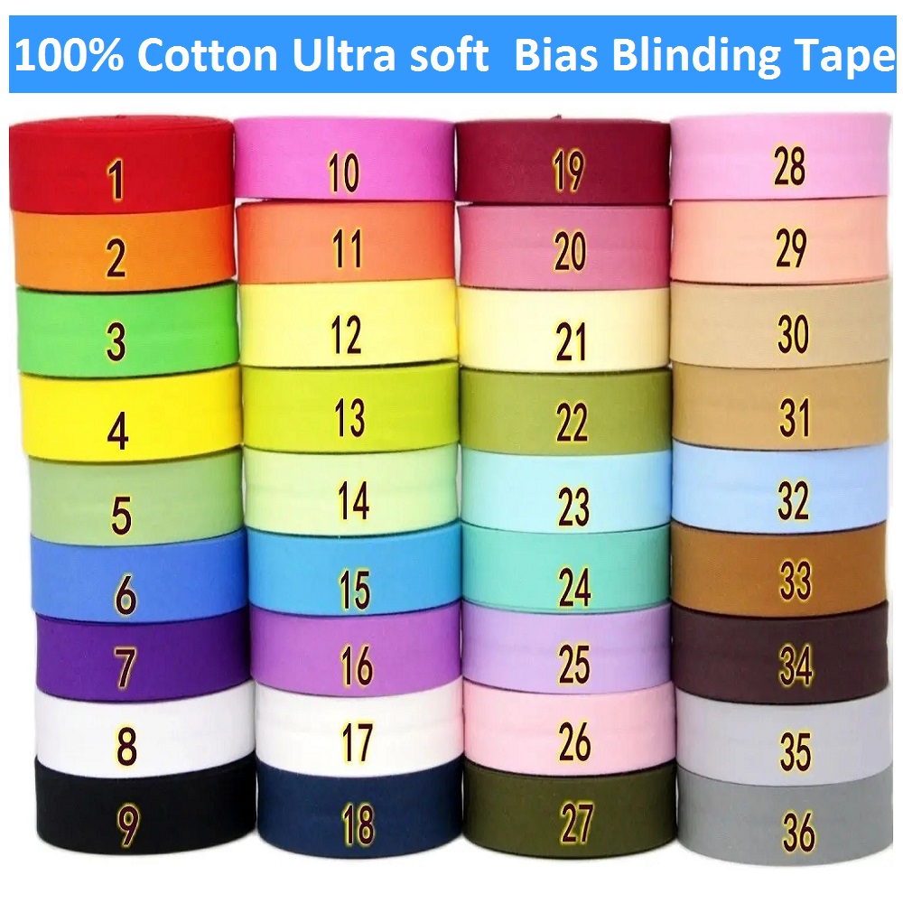 ความกว้าง 20 มม.Ultra Soft Bia - Binding Tape Bias บทวิจารณ์และราคา
