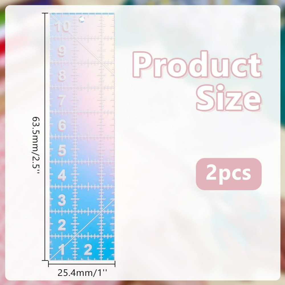 แม่แบบอะคริลิคสำหรับงานควิลท์  - Textile Sewing Patterns บทวิจารณ์และราคา