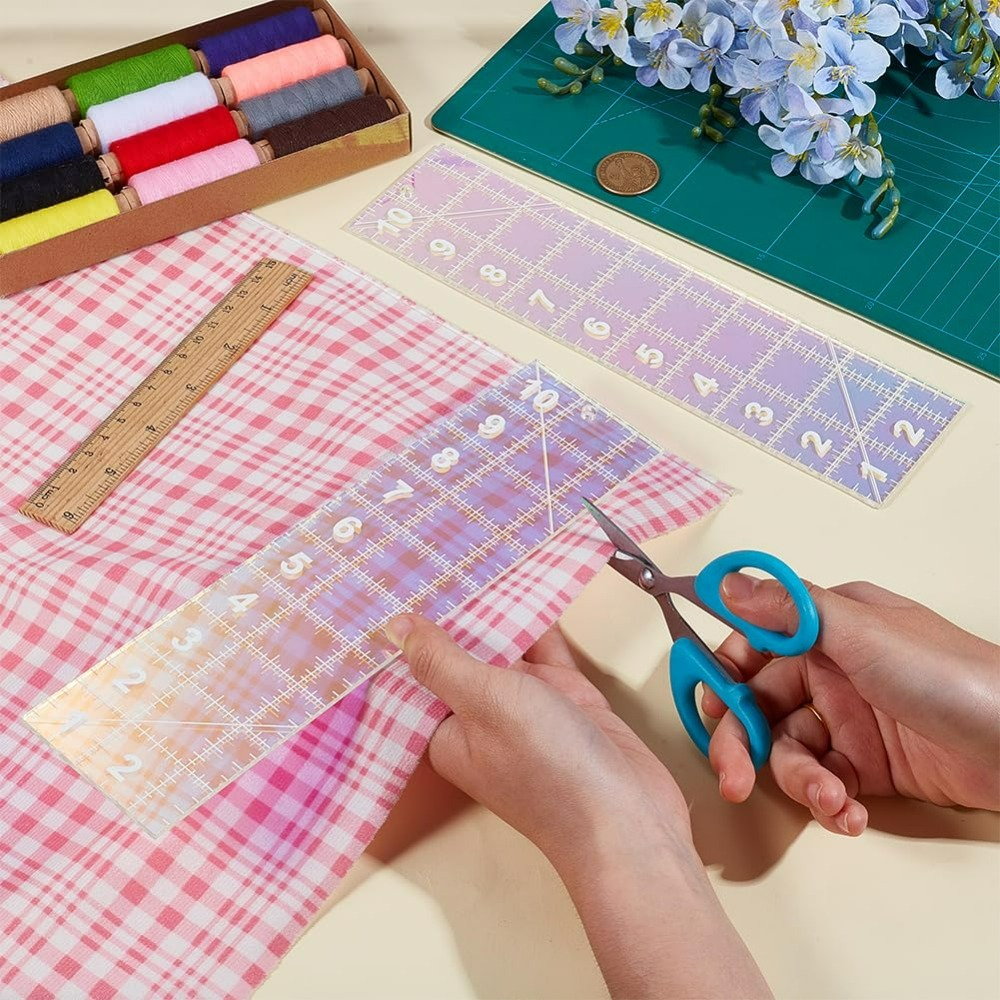 แม่แบบอะคริลิคสำหรับงานควิลท์  - Textile Sewing Patterns บทวิจารณ์และราคา