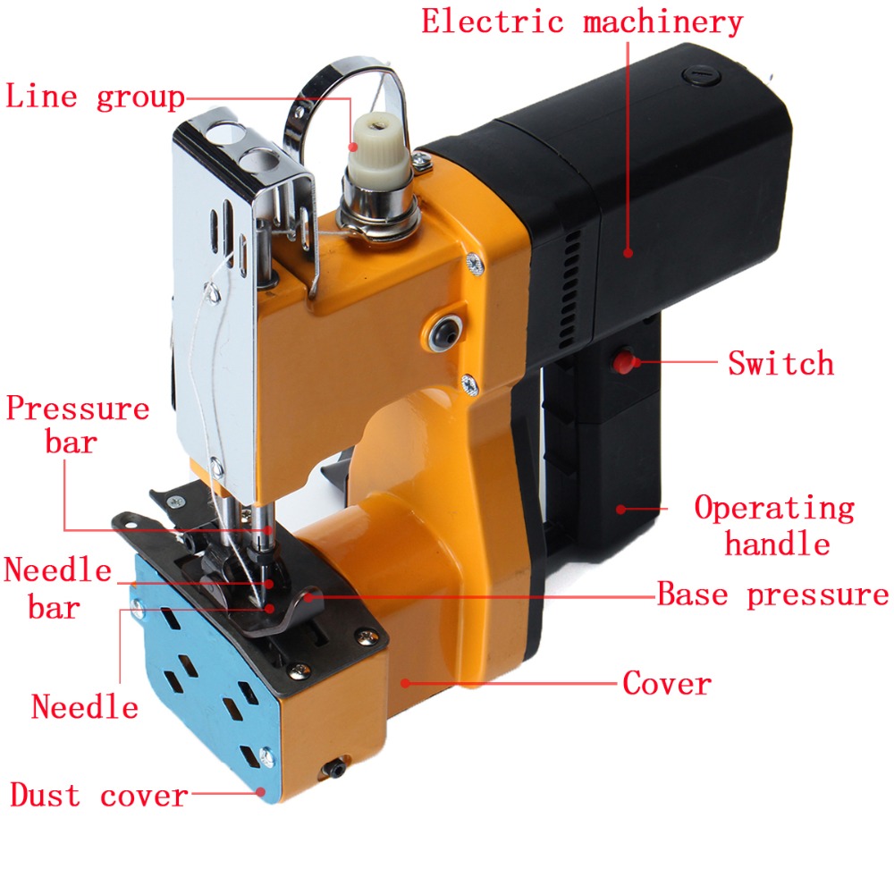 เครื่องเย็บปิดปากถุงไฟฟ้า สำหร - Sewing Machine In Textile Industry บทวิจารณ์และราคา