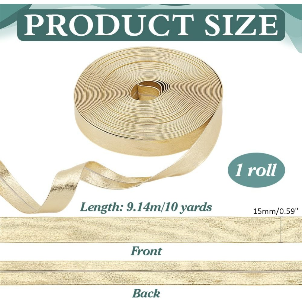 9.8 หลาหนัง Trim พับ Trim สองด - Binding Tape Bias บทวิจารณ์และราคา