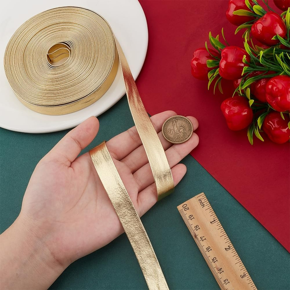 9.8 หลาหนัง Trim พับ Trim สองด - Binding Tape Bias บทวิจารณ์และราคา