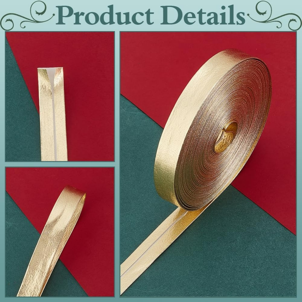 9.8 หลาหนัง Trim พับ Trim สองด - Binding Tape Bias บทวิจารณ์และราคา