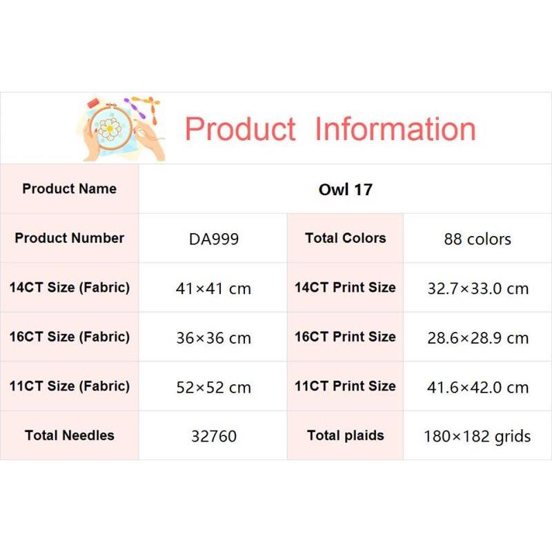 ชุดงานปักครอสติชรูปสัตว์แบบทำม - Textile Sewing Patterns บทวิจารณ์และราคา