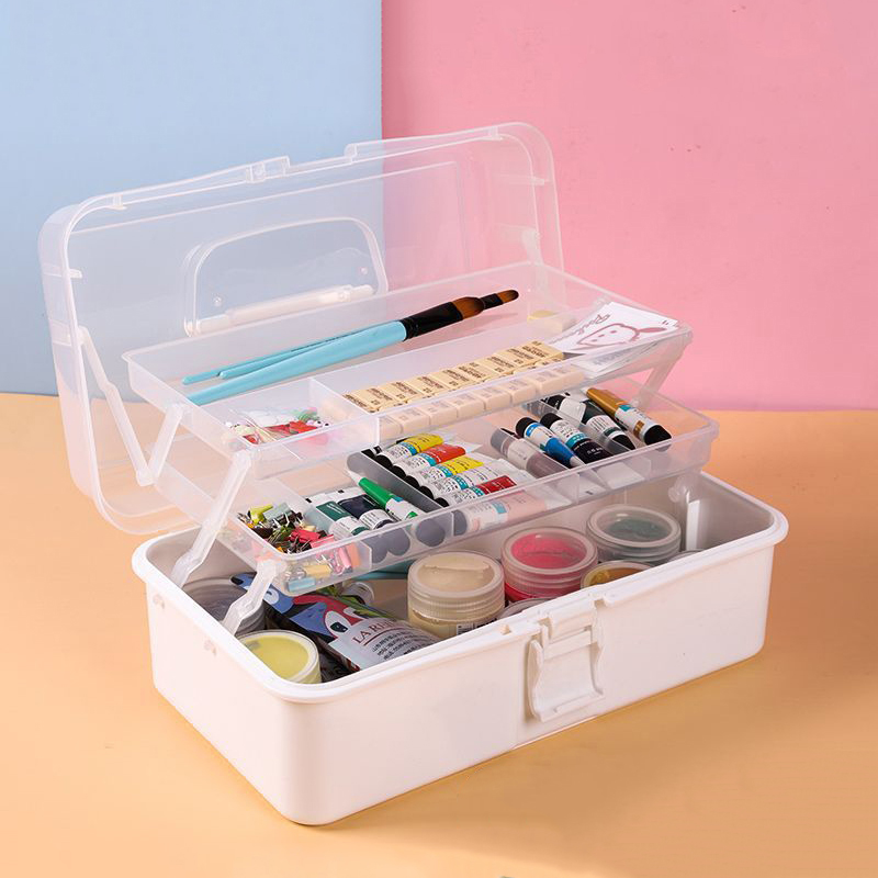 กล่องเก็บของความจุขนาดใหญ่3ชั้ - Bobbin Organizer Box บทวิจารณ์และราคา