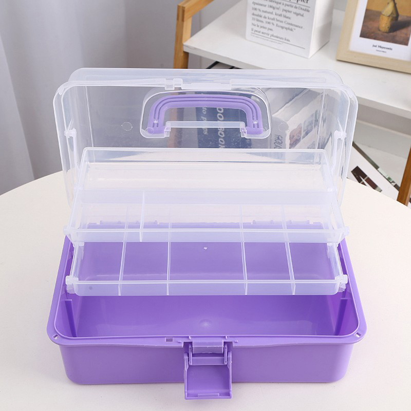 กล่องเก็บของความจุขนาดใหญ่3ชั้ - Bobbin Organizer Box บทวิจารณ์และราคา