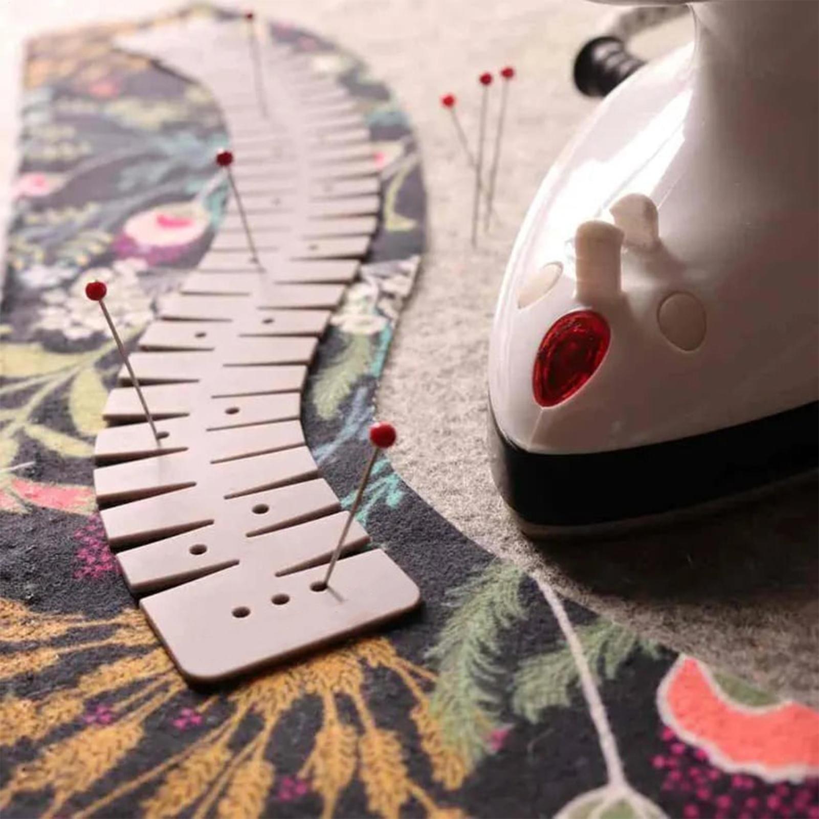 ไม้บรรทัดซิลิโคนสำหรับเย็บขอบผ - Sewing Hemming บทวิจารณ์และราคา