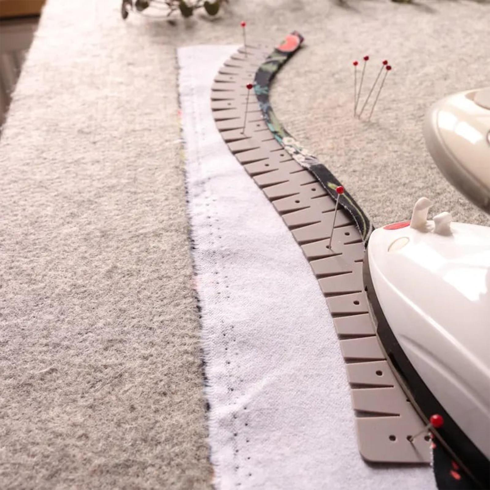 ไม้บรรทัดซิลิโคนสำหรับเย็บขอบผ - Sewing Hemming บทวิจารณ์และราคา