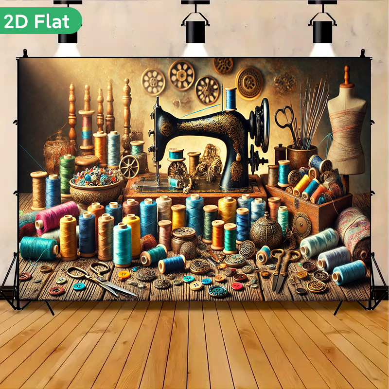 งานศิลปะตกแต่งผนังสไตล์วินเทจเ - Sewing Textile Art บทวิจารณ์และราคา