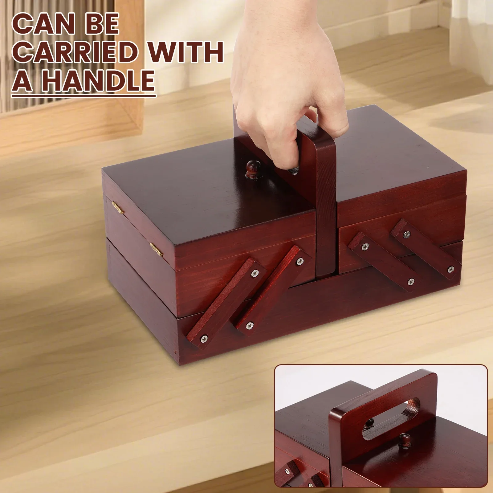 กล่องเก็บด้ายเย็บผ้าแบบขยายได้ - Bobbin Organizer Box บทวิจารณ์และราคา