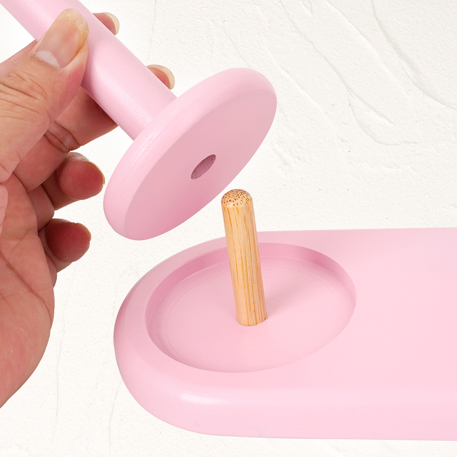 ที่วางไหมพรมไม้แบบสองแกน 1 ชิ้ - Sewing Necessities บทวิจารณ์และราคา