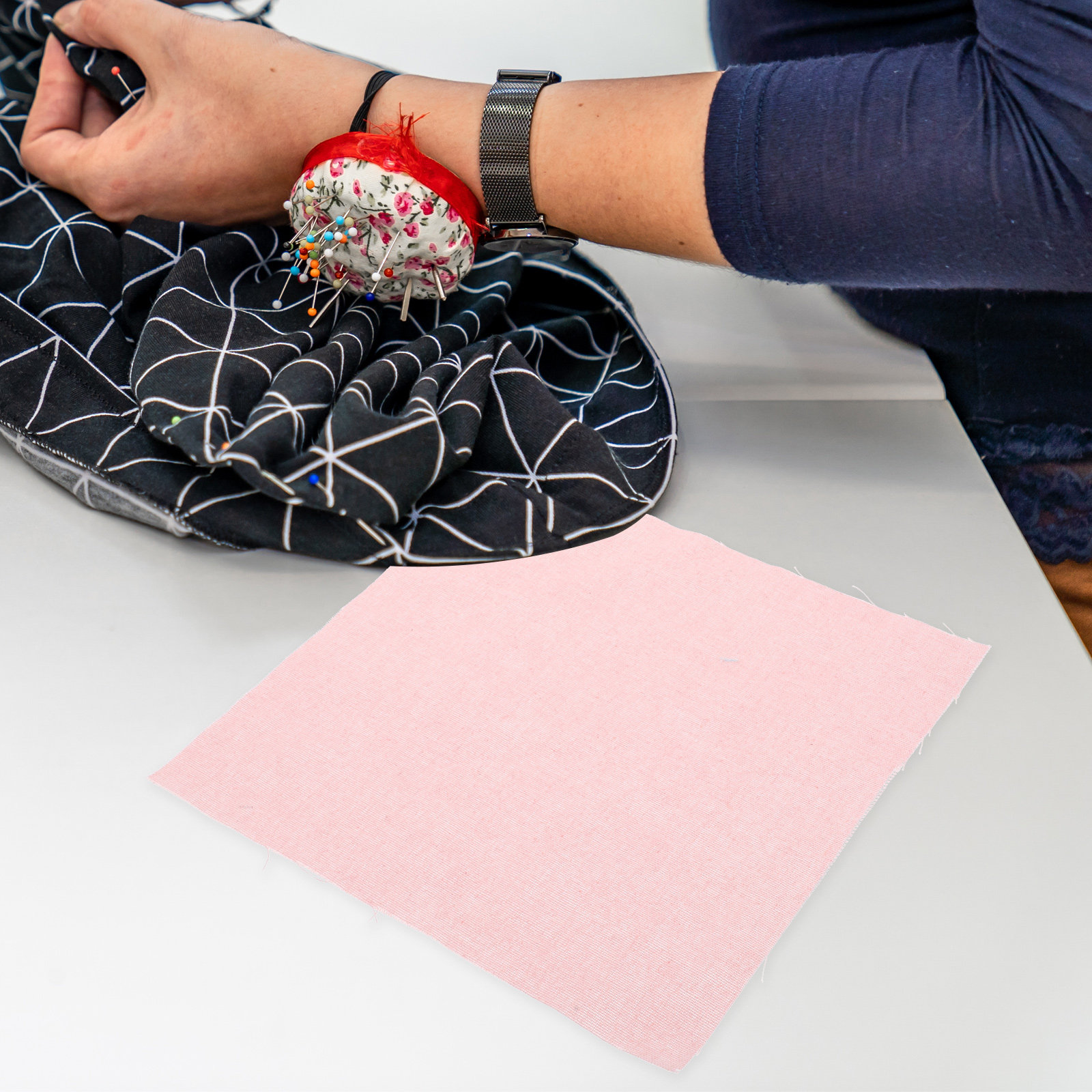 ผ้าลินินปักลาย 12 แผ่น ผสมผ้าฝ - Sewing Textile Art บทวิจารณ์และราคา