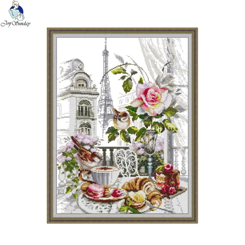 Joy Sunday พิมพ์ชุดปักครอสติส  - Textile Sewing Patterns บทวิจารณ์และราคา