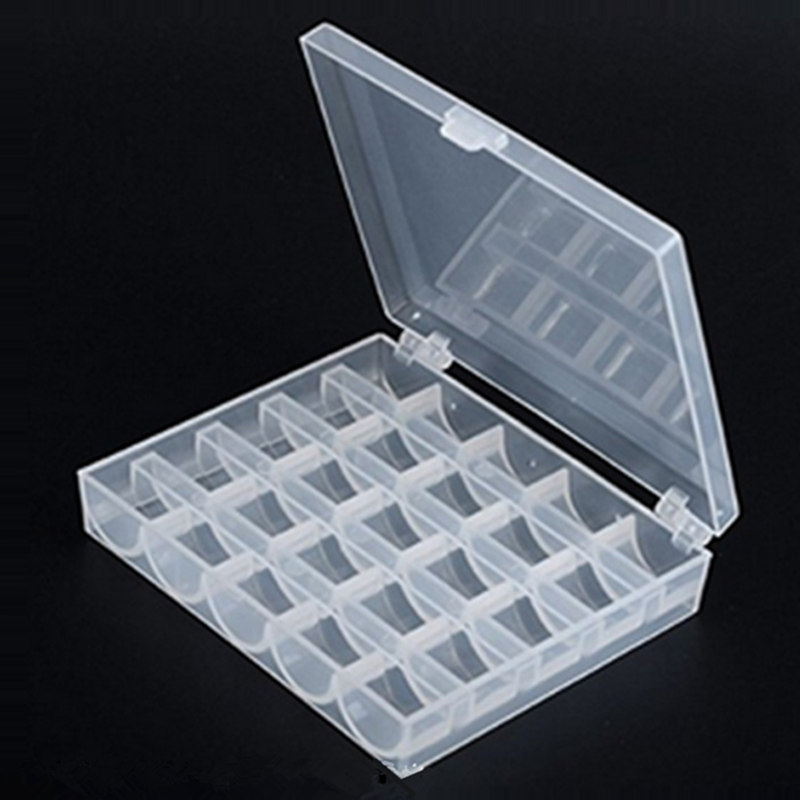 กล่องเก็บหลอดด้ายพลาสติก 25 ช่ - Bobbin Organizer Box บทวิจารณ์และราคา