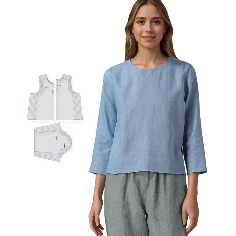 แพทเทิร์นการตัดเย็บเสื้อผ้าลิน - Textile Sewing Patterns บทวิจารณ์และราคา