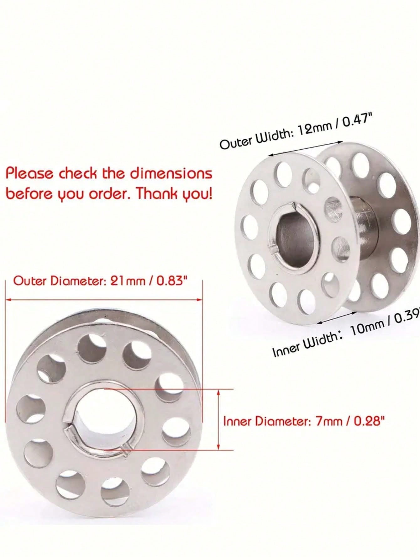 Bobbin Case และ Bobbins โลหะสํ - Sewing Necessities บทวิจารณ์และราคา