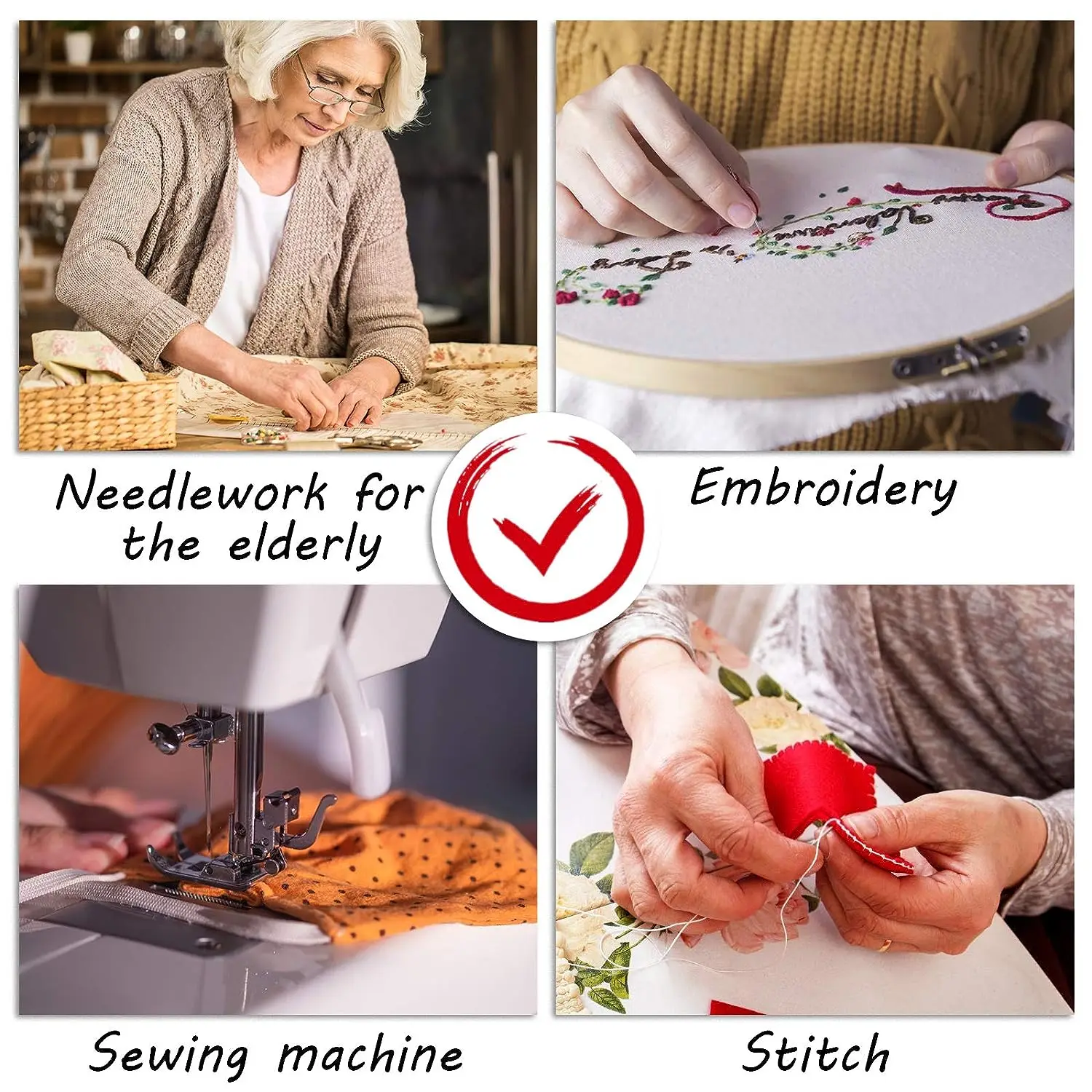 6 ชิ้นเข็มเย็บเครื่องมือสําหรั - Needle Threader Tool บทวิจารณ์และราคา