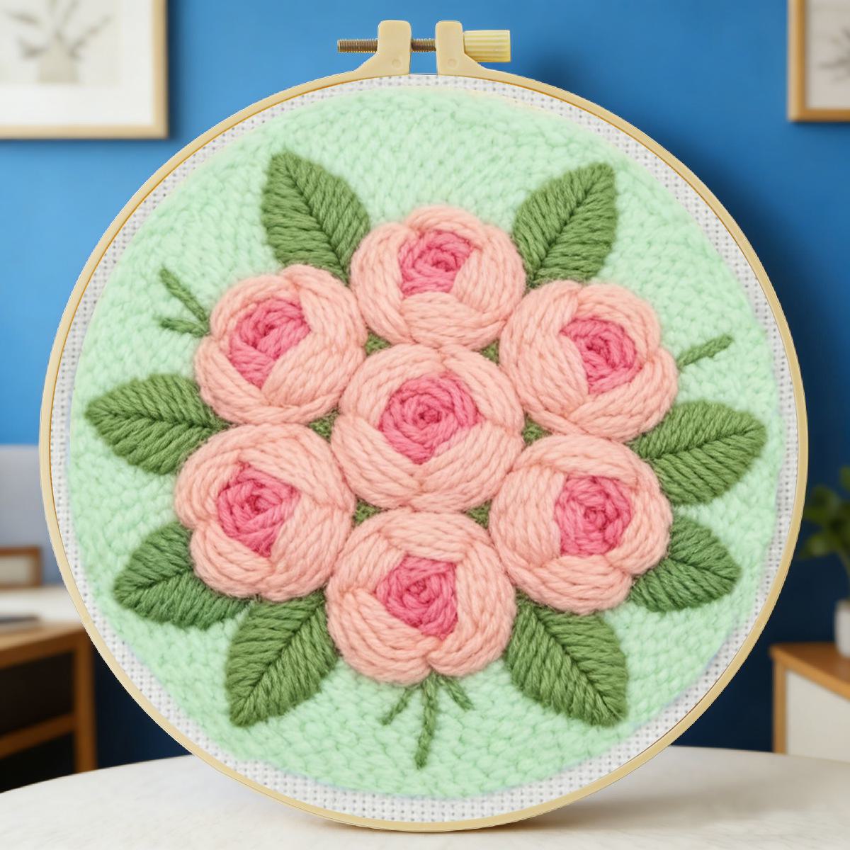 ชุดปักลายดอกไม้ขนาด 20x20 ซม./ - Sewing Textile Art บทวิจารณ์และราคา