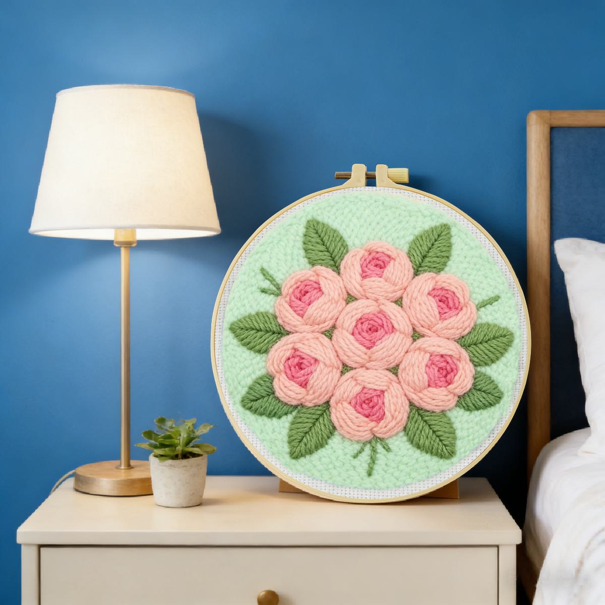 ชุดปักลายดอกไม้ขนาด 20x20 ซม./ - Sewing Textile Art บทวิจารณ์และราคา