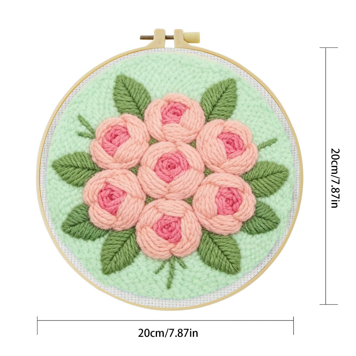 ชุดปักลายดอกไม้ขนาด 20x20 ซม./ - Sewing Textile Art บทวิจารณ์และราคา